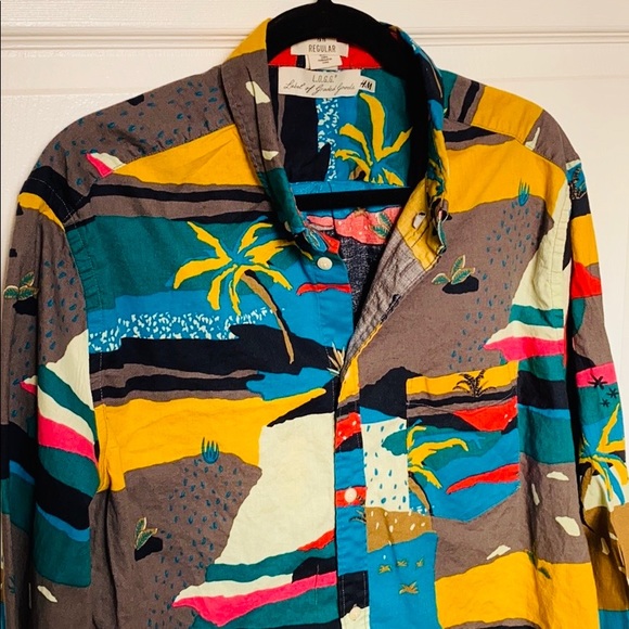 H&M Other - Coachella long sleeve button-up shirt
